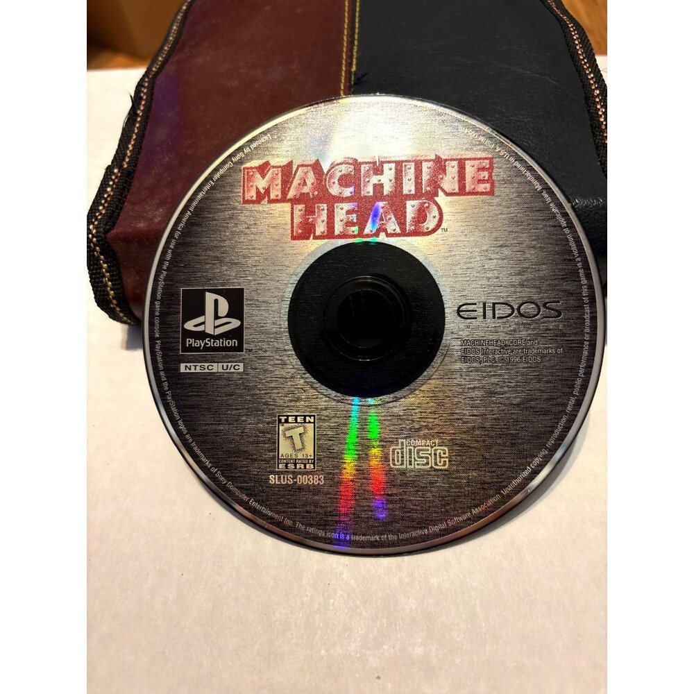 "Machine Head" PlayStation 1 Disc By Eidos Teen Disc Only Retro Gaming Vintage